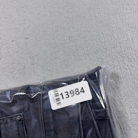 Spanx Jeans Womens Large Tall Vintage Gray Straight Leg High Rise Shaping Denim - Picture 12 of 12